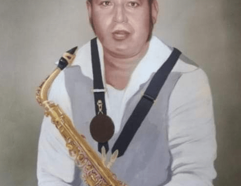 El músico duvergense Aquilino Peña, ponderado durante la celebración del primer aniversario de la provincia Pedernales, como virtuoso del saxofón
